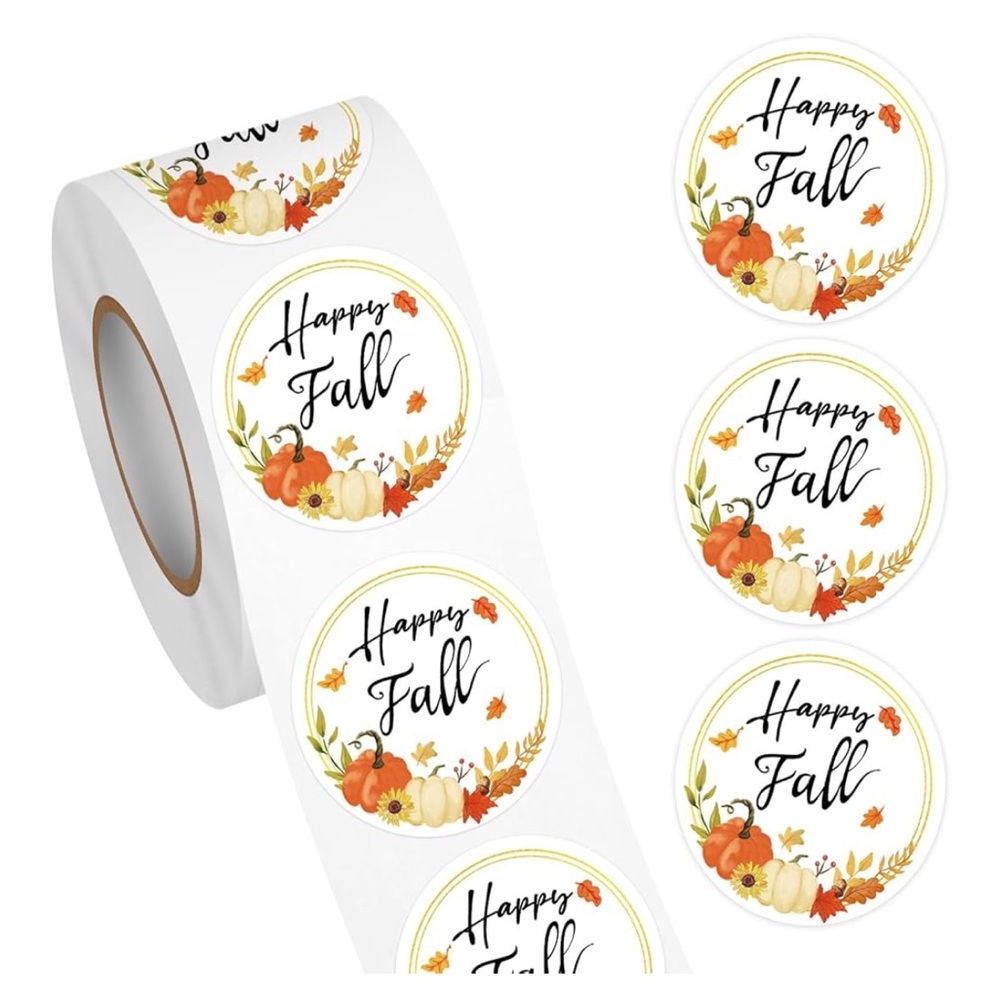 NEW!🍂 50 HAPPY FALL STICKERS